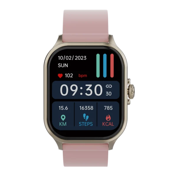 SPALIY Smartwatch with 2.01” Large Screen, Bluetooth Calling, Rotating Metal Bezel, 24/7 Health Monitoring, NFC, Multi-Sports Coaching & Data Analysis, IP67 Waterproof - Image 2
